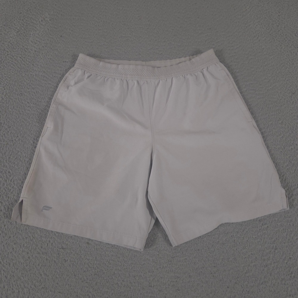 Fabletics Shorts Mens Medium Grey The Fundamental Lined Athletic Gym Running